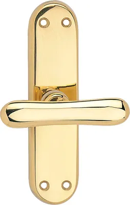 Image de Poignée de fenêtre MARCHESI ELEGANT - vissage apparent, laiton poli