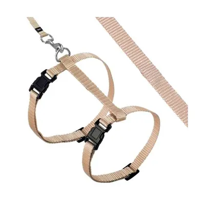 Zdjęcie produktu dla Karlie Art Sportiv Plus szelki dla kota ze smyczą 110cm, kolor: beżowy