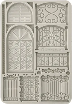 Image de Moule en silicone - Stamperia - Portes et portails