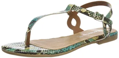 Produktbild von Tamaris Damen 1-1-28094-32 Zehentrenner  Blau (Turquoise Snak 817)  40 EU-