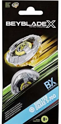 Image de Toupie beyblade x shelter drake 5-70o - type endurance - pack toupie - hasbro g2732