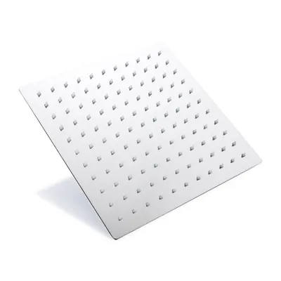 Produktbild von JOHO Regendusche Duschkopf aus 304 Edelstahl, Eckig Einbauduschköpfe Regenbrause Brausekopf  Quadratisch 20 x 20cm Chrom