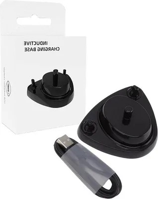 Obrázok produktu pre Indukčná nabíjačka pre elektrickú zubnú kefku, USB nabíjačka, čierna