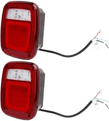 Zdjęcie produktu dla Zestaw tylnych świateł LED do Jeepa CJ, TJ, YJ, 12 V