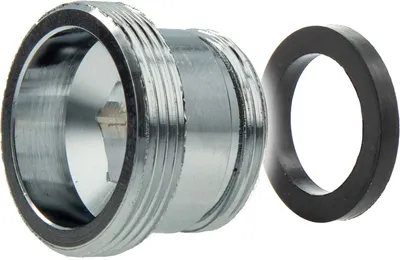 Produktbild von tecuro Reduzierstück Adapter M22 x1 AG auf M18 x1 AG, Messing verchromt