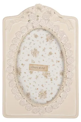 Immagine prodotto di Cornice Clayre & Eef 10x15 cm in plastica beige