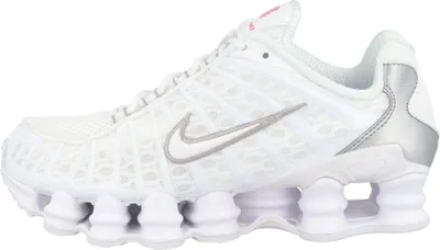 Produktbild von Nike Shox TL "White Metallic Silver Max Orange" Biały, Rozmiar: 39