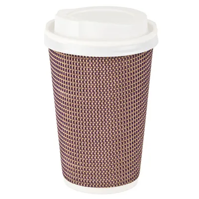Produktbild von 100x Premium Doppelwand Kaffeebecher CoffeeToGo mit Trinkdeckel 400/510ml