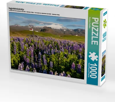 Produktbild von Calvendo Ingjaldshólskirkja 1000 Teile Puzzle quer 640x480mm, Preißler Norman; 7385733
