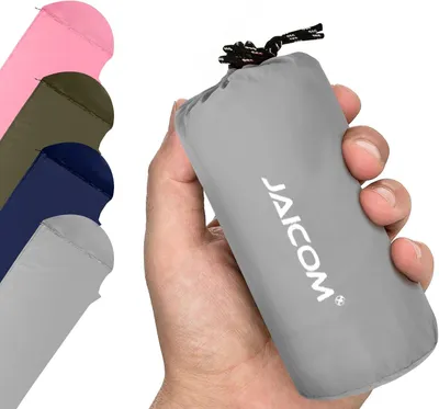 Obrázek produktu pro Spací pytel – cestovní deka – pro cestování a kempování – ultralehký a kompaktní – 220 x 80 cm – šedá barva