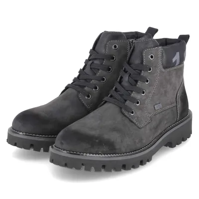Zdjęcie produktu dla Rieker męskie buty za kostkę sznurowane buty zimowe szare syntetyczne wodoodporne rozmiar: 40