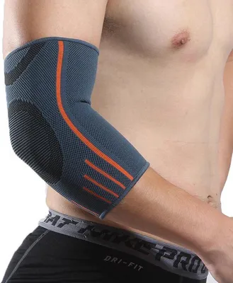Produktbild von CHPN - Ellenbogenorthese - Ellenbogenband - Elastische Orthese - Ellenbogenschmerzen - Größe L - Elastisch - Universal - Ellenbogenstütze