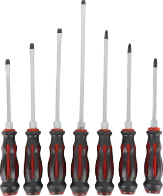 Obrázok produktu pre sada 7ks magnetických skrutkovačov z chróm-vanádiovej ocele Ergonomická rukoväť Sada skrutkovačov na opravu auta