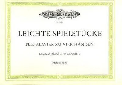 Produktbild von Leichte Spielstückefür Klavier zu 4 Händen