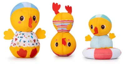 Produktbild von Lilliputiens Badeenten Badespielzeug Schwimmkurs Set mit Schwimmring