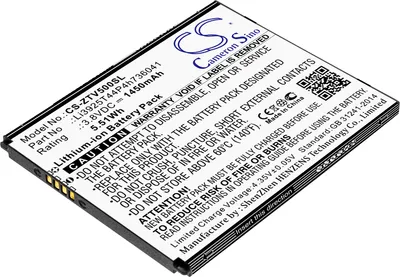 Produktbild von TECHTEK Akku Kompatibel mit [ZTE] Blade Vantage, Blade Vantage 5, VZW-Z839PP, Z839, Z855 Ersetzt Li3925T44P4h736041