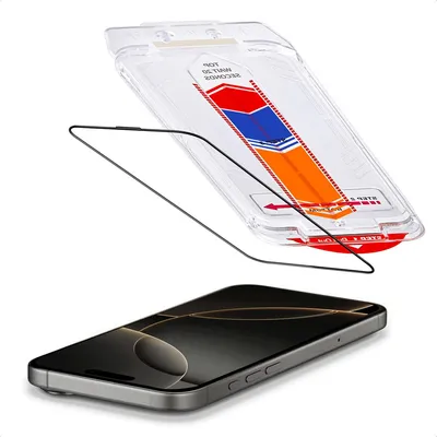 Productafbeelding van Accezz Gehard Glas Screenprotector + Applicator voor de Apple iPhone 16 Pro