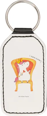 Produktbild von Mr. & Mrs. Panda schlüssel anhänger Einhorn Prinzessin - Weiß - Geschenk, Schlüsselanhänger, Mit Spruch, Geburtstag, für, Taschenanhänger, schlüsselbund, Monat, Einhörner