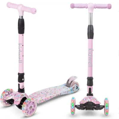 Produktbild von COIL Kinderroller,Dreiradscooter, Tretroller, Dreirad-Balance-Roller, Cityroller, VENTO, ABEC-7-Lager, 3-stufige Lenkradverstellung, LED-Räder, Unique