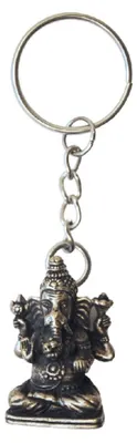 Produktbild von Schlüsselanhänger "Ganesha" Messing 8cm