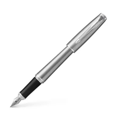 Produktbild von Parker Urban, Metallisch, Kartuschenfüllsystem, Blau, Aluminium, Messing, Chrom, Rundspitze, Edelstahl