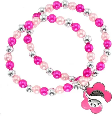 Produktbild von Beste-Freundinnen-Armband, Kinderarmband im 2er Set