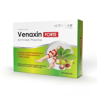 Zdjęcie produktu dla Venaxin FORTE - Wspomaga zdrowe krążenie żylne Activlab Pharma