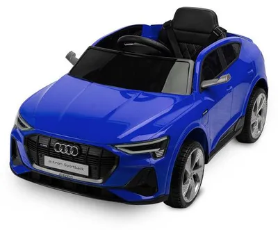 Toyz Audi e-tron Sportback Kinder-Elektroauto, Dunkelblau, lizenziert, 3–8 Jahre