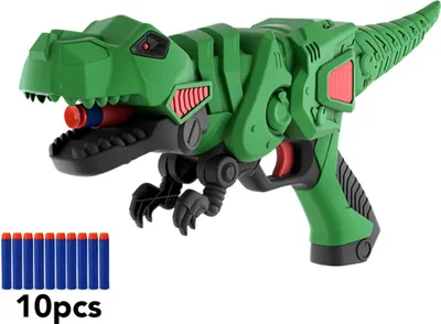 Produktbild von TechKidz, Pfeilpistole Schaumstoff - T-Rex, Grün