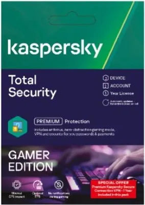 Produktbild von Kaspersky Total Security 2019 | Antivirus 2 Geräte | Volllizenz 1 Jahr | ITA