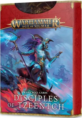 Obrázok produktu pre W-AOS: Warscroll Cards: Disciples of Tzeentch