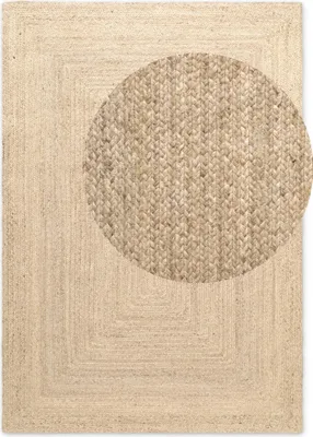 Produktbild von Hanse Home Juno Jute Teppich Juno Natur Weiß