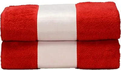 Immagine prodotto di A&R AR087 | SUBLI-Me® Big Towel - Asciugamano da bagno - 100 x 210 cm - Colore: Rosso fuoco - Dimensioni: 100 x 210 cm