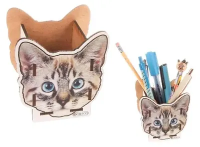 Image de Organiseur de bureau « Chat » - Cresco