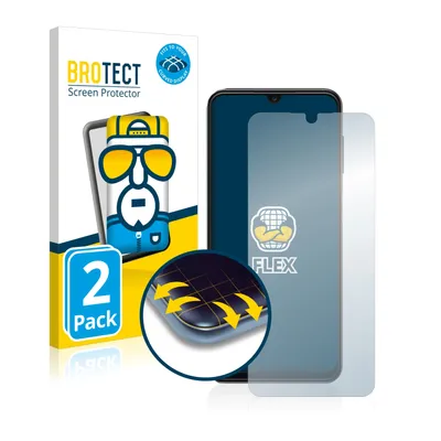 Produktbild von 2x BROTECT Fullscreen Schutzfolie für Samsung Galaxy A13 2.0 Displayschutz Folie Fullcover Klar Transparent