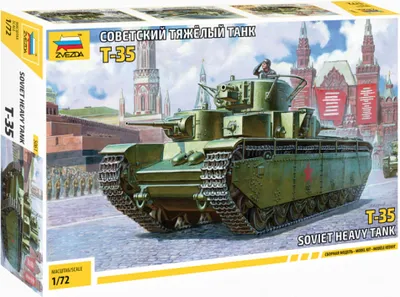 Zdjęcie produktu dla Zvezda 1:72 T-35 Radziecki czołg ciężki WWII
