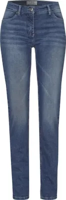 Produktbild von Toni- Damen 5-Pocket Jeans, Perfect Shape (1106-65), Größe:W48, Länge:Normal, Toni Farbe:blue bleached authentic (534)