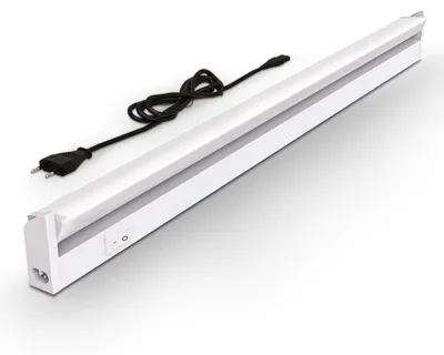 Image de Réglette LED orientable 230V 9W éclairage plan de travail cuisine atelier armoire placard