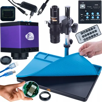 Digitalmikroskop-Set 7-45x Zoom mit HDMI/USB-Kamera