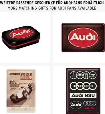 Obrázek produktu pro Nostalgic-Art - Buben na olej z pokladničky - AUDI - Audi Original Motor Oil