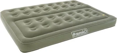 Image de Lit double confortable Indoor-Outdoor Lit gonflable pour 2 personnes - Lit d'invité en velours - Matelas gonflable pour deux personnes pour camping - randonnée - trekking - festivals - 188 x 137 x 22 cm - 295 kg