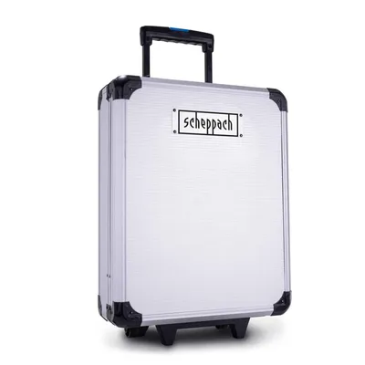 Produktbild von Scheppach Werkzeugkoffer WZT187 - 187-teiliges Werkzeug-Set | Haushalt | Baustelle | Werkstatt | Trolleyfunktion | inkl. Aluminium Koffer