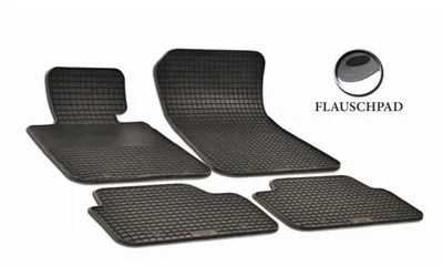 Produktbild von Gumarny Zubri Fußmatten Set Gummi für BMW 1 Schrägheck (E87) Vorne+Hinten