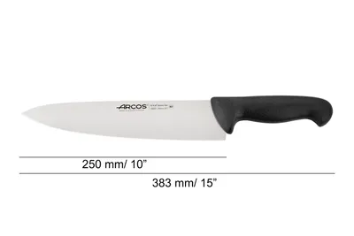Image de Couteau De Cuisine 25 Cm Noir - 2900 - Arcos