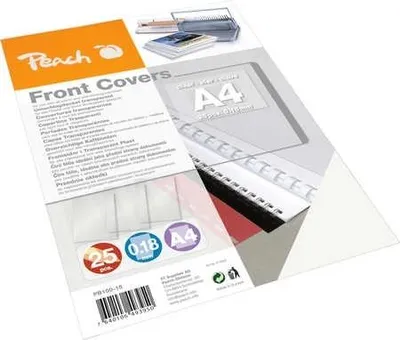 Produktbild von Einbanddeckel transparent A4 (farblos, 25 Blatt)