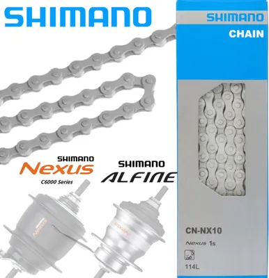 Produktbild von Shimano Nexus / Alfine  Kette CN-NX10 1-Fach 114 Glieder Silber