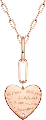 Produktbild von Glanzstücke München Halskette Herz Sterling Silber Zirkonia 50,0 cm Basiskette + 5,0 cm Verlängerung 50080314