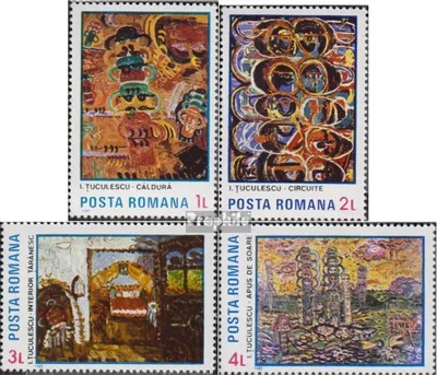 Produktbild von Briefmarken Rumänien 1985 Mi 4155-4158 (kompl.Ausg.) postfrisch Gemälde