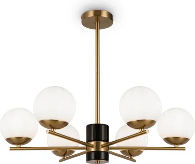 Produktbild von Maytoni Marble Pendelleuchte, Hängeleuchte 6x E27 Messing