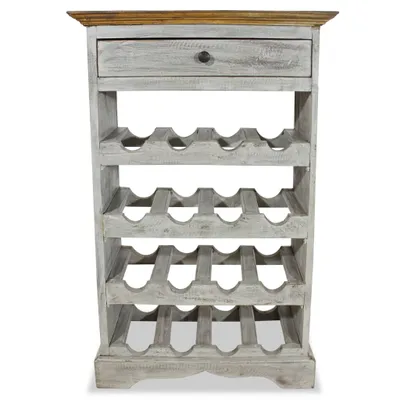 Immagine prodotto di Portavini in Legno Massello di Mogano 55x23x85 cm